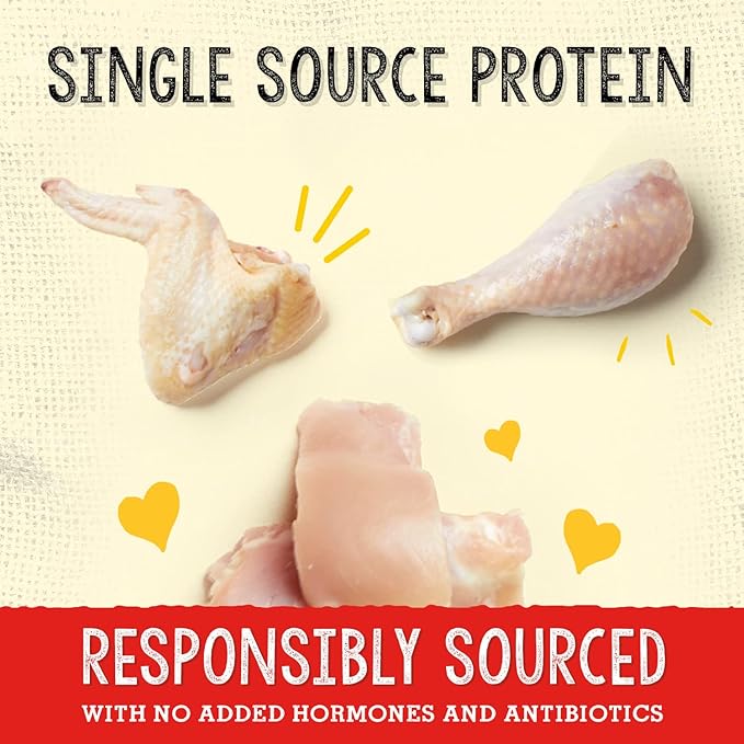 Stella & Chewy's Freeze Dried Raw Cage-Free Chicken Meal Mixers – SuperBlends Dog Food Topper – Grain Free, Protein Rich Recipe – 16 oz Bag