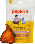 Pupford Crunchy Jerky Treats for Dogs & Puppies, Made in USA, Single Ingredient, No Fillers (Sweet Potato, 4 oz)
