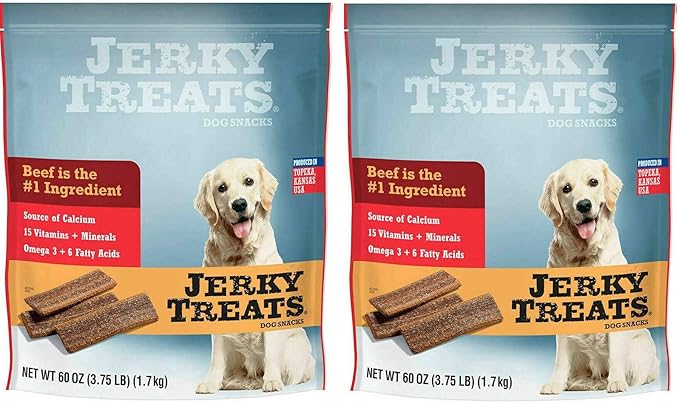 Tender Strips Dog Snacks Beef 60 oz. 3.75 lbs - 2 Pack