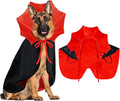 Dog Halloween Costume Dog Vampire Costume Funny Pet Vampire Devil Cape Cloak Halloween Costumes for Small Medium Large X-Large Dogs Pets (X-Large)