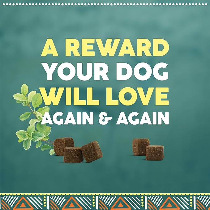 Karoo Wild Training Bits Oregano Seasoned Treats for Dogs – 4 oz – Soft & Chewy Protein Bits Made with African Antelope – Great for On-The-Go Rewards & Positive Reinforcement