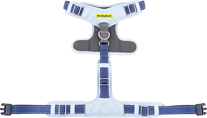 PetSafe Easy Walk Comfort No-Pull Dog Harness Full-Body Padding - Better Walks on the First Use - 5 Points of Adjustment Medium/Large, Blue