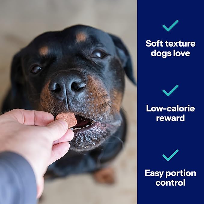 Covetrus Nutrisential Lean Treats for Large Dogs - Soft Dog Treats for Large Dogs - Nutritional Low Fat Bite Size - Chicken Flavor - 10oz - 8 Pack