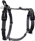 Non Restrictive No Pull Dog Harness, Neck Buckle Desgin, Back Handler, Lightweight Easy Walk Freedom Harness, Six Points Adjustment, Small Dogs Chest(17-23inches) Black