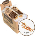 A Freschi srl Turkey Tendons for Dogs, Long-Lasting, Hypoallergenic Rawhide Alternative, Human Grade, Healthy Puppy Chews, Natural Dog Treats for Small Dogs, Strips, 10 Pack Box