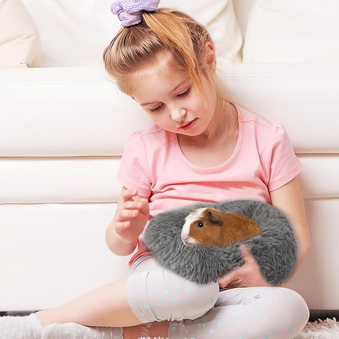 PETKNOWS 2 Pieces Guinea Pig Beds, Hamster Beds, Thickened and Warm Winter Guinea Pig Beds for Dwarf Rabbits, Chinchillas, Hamsters, Hedgehogs, Ferrets, Maned Lizards and Rats