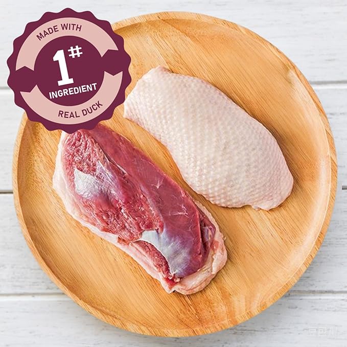 PAWUP Duck Dog Treats, Duck Sausage with Cheese, Taurine Added, Rawhide Free, Soft Dog Snack for Small & Medium Dogs Training, 12.5 oz/355 g
