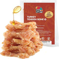 TailParty Turkey Tendons for Dogs with Fish Oil & Taurine: All Natural Dental Chews & Training Treats for Small Dogs, Long Lasting Snack for Health-Conscious Pet Owners(Bone, 1 lb)
