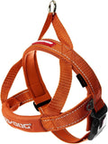 EzyDog Quick Fit Dog Harness – No Pull Harness for Training, Everyday Walking, and Easy Control - Adjustable Fit, Reflective, and Padded (X-Large, Orange)