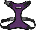 Voyager Step-in Pet Harness - All Weather Mesh, Adjustable Step in Harness for Cats and Dogs by Best Pet Supplies - Purple/Black Trim, XL