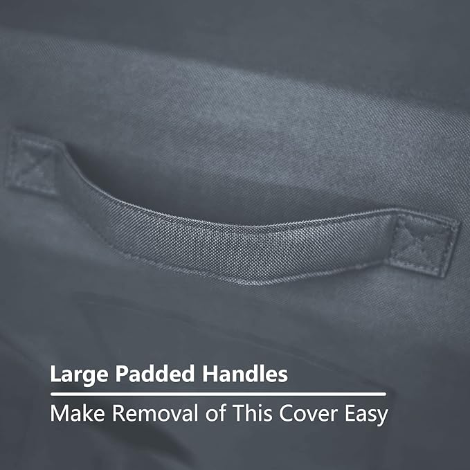 Dog Bed Cover for 36" L 27" W 3" H - 600D Oxford Waterproof with Zipper and Carry Handle - Washable, Cover Only (Gray)
