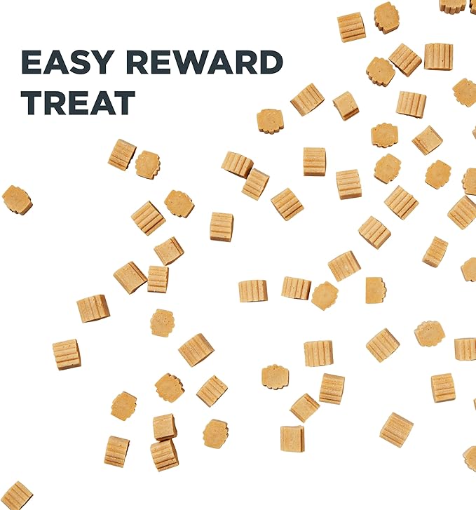 Hive Bites Training Treats for Dogs – Peanut Flavor – Small Reward Treats Made with Ground Peanuts & Honey – Vegetarian, No Grain or Soy – 12 oz