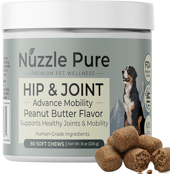 Nuzzle Pure Hip and Joint Supplement for Dogs