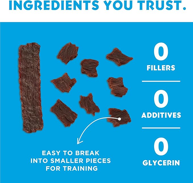 Barkin Burger Strips Made of Only Lamb Dog Treats 12 oz Pouch Premium One-Ingredient, All-Natural, Low-Fat, Lean Protein Jerky Treats for Dogs and Breeds