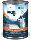 Amazon Brand - Wag Pate Canned Dog Food, Turkey & Chicken Recipe, 12.5 oz Can (Pack of 12)