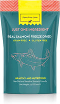 Organic Freeze-Dried Salmon Treats — Single Ingredient, Grain-Free & Gluten-Free — High Protein, Skin & Coat Support, Raw-Diet Friendly — Made in USA (Pack of 1)
