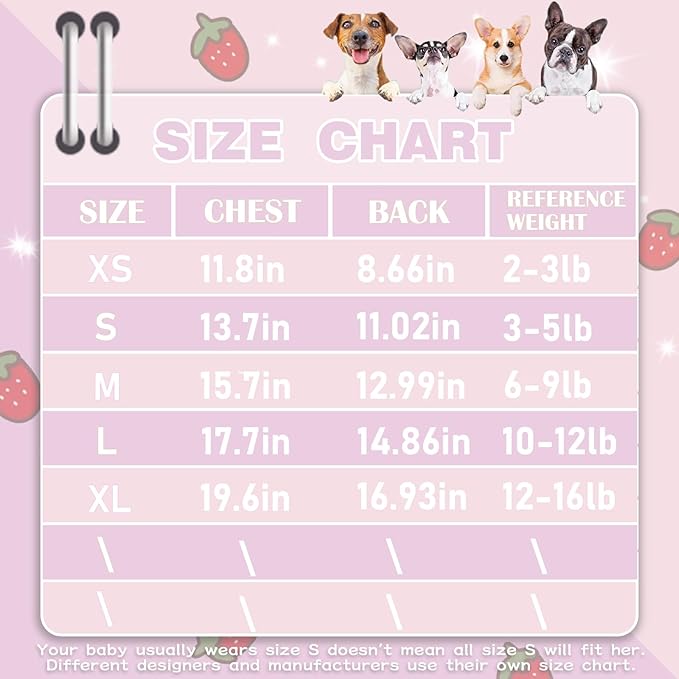 Dog Dress for Small Girl Dogs Cat Dresses for Cats Only Pink Pet Dresses with Bow Decor Cute Summer Girl Dog Skirts,Sleeveless Small Chihuahua Yorkie Clothes