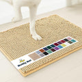 Muddy Mat® | Super Absorbent Door Mat Indoor, Microfiber Quick Dry Chenille Entryway Rug, Non-Slip Front Door Mat, Indoor Mats for Entryway, Machine Washable Pet Rug, Beige 6ft x 9ft
