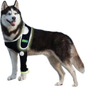 Dog Elbow Brace Protector, Supports Elbow & Shoulder Joints, Helps Relieve Hygroma, Arthritis, Dysplasia, Calluses & Pressure Sores, Reflective Design, Left Leg, Size L