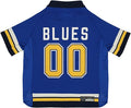 NHL St.Louis Blues Jersey for Dogs & Cats, Medium. - Let Your Pet Be A Real NHL Fan!