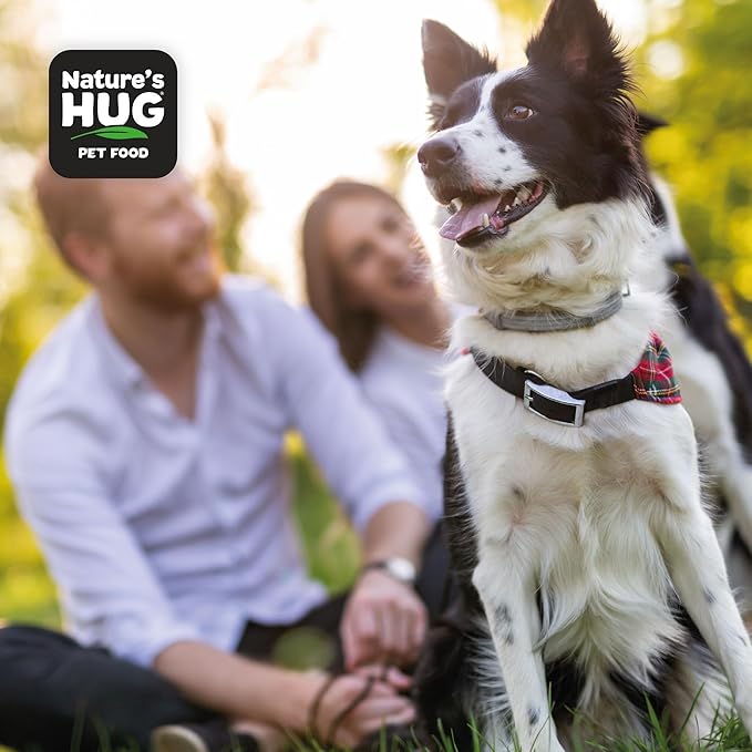 Nature's HUG Hypoallergenic Dry Dog Food for Adult Medium & Large Breeds – Complete & Balanced Nutrition, Sensitive Stomach Support, High-Protein, Grain Free – 20lb
