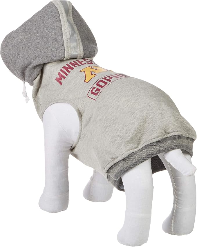 Littlearth NCAA Unisex NCAA Pet Hooded Crewneck with Team Logo and Name
