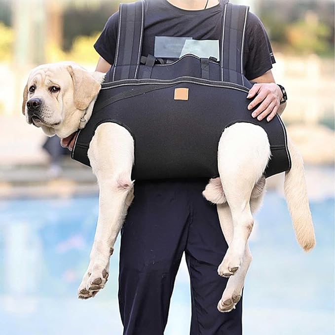 Dog Lift | Adjustable Breathable Lift Sling - Dog Support Harness - for Large Breed Senior Elderly Rehabilitation Mobility Aid Daily Walk Travel Hiking