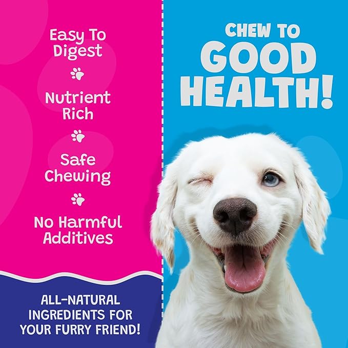 5" Coconut Chews - Premium, All Natural Coconut Dogs Treats - Healthy Puppy Treats & Vitamin Rich Rawhide Free - 2 Pack