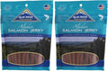 Blue Ridge Naturals 2 Pack of Alaskan Salmon Jerky Wheat-Free Dog Treats, 1 Pound each, Made in the USA