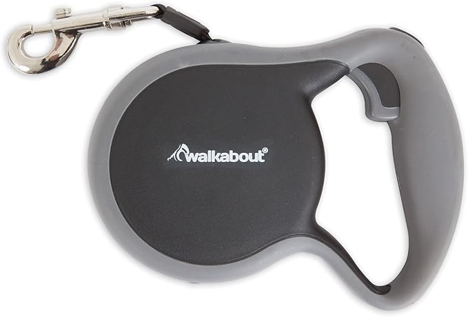 Petmate Walkabout 3 Retractable Collar, Black, Medium (02403)