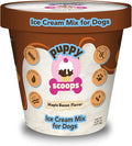 Puppy Scoops Dog Ice Cream Mix (Maple Bacon Flavor), 4.65 oz - Just Add Water and Freeze at Home, Powder Mix with Ice Cream Cup and Reusable Lid - Made in USA