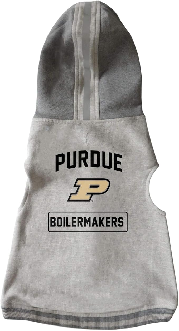 Littlearth NCAA Unisex NCAA Pet Hooded Crewneck with Team Logo and Name