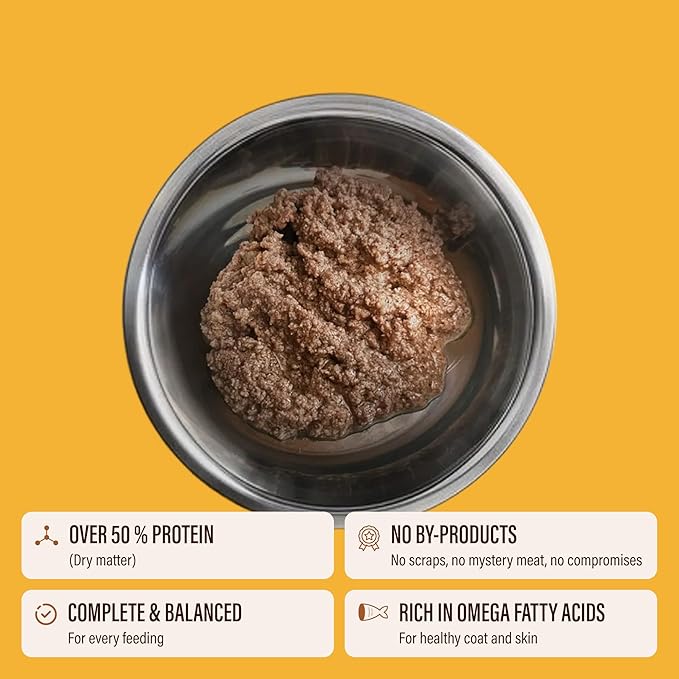 Chewer's Joy Wet Dog Food Small Breed Variety Pack – High-Protein, Natural Pate Canned Food for Adult Dogs - 4 Premium Flavors with Beef, Chicken, Salmon, Rice, Beef & Vegetables - 3oz (Pack of 24)