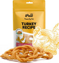 iPaw Turkey Dog Treats, All Natural Human Grade Dog Treat, Suitable for Training chew, Hypoallergenic, Rawhide Alternative, Ring (Original Flavor)
