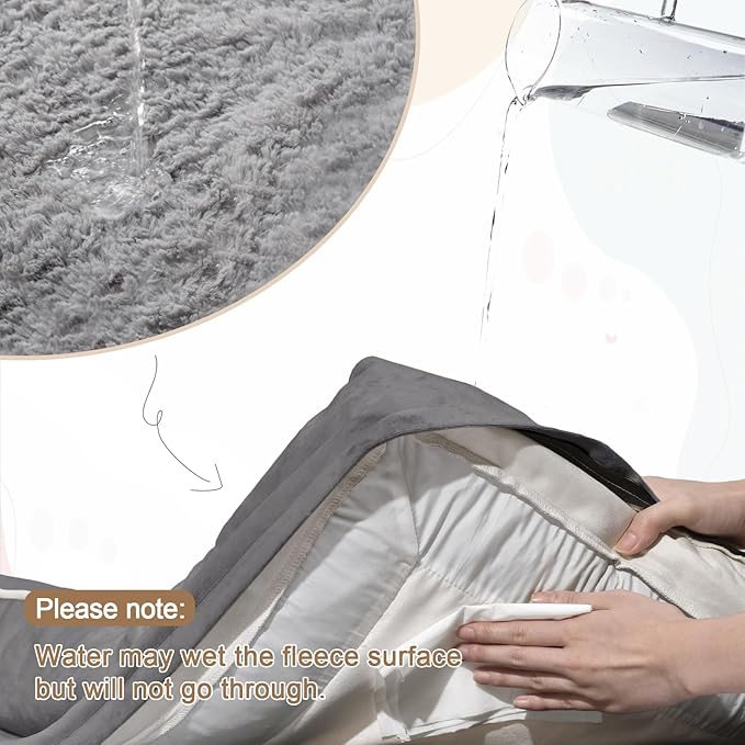 XL Dog Bed for Large Dogs, Orthopedic Dog Bed Egg Crate Foam with Removable Washable Cover, Waterproof Non-Slip Big Pet Sofa with 4-Sides Removable Bolster, Grey