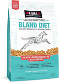 KOHA Limited Ingredient Bland Diet Dry Food for Dogs - Salmon & Brown Rice Recipe, Sensitive Stomach Dog Food with Pre & Probiotics - Pumpkin for Digestive Support, 20 lbs