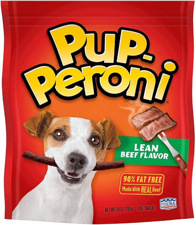 Pup-Peroni Lean Beef Flavor Dog Snacks, 10-Ounce (Pack of 2)