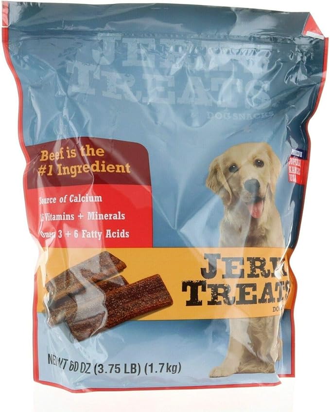 Tender Strips Dog Snacks Beef 60 oz. 3.75 lbs - 2 Pack