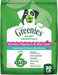 Greenies Smart Essentials Sensitive Digestion & Skin Adult Dry Dog Food Real Lamb & Brown Rice Recipe, 30 lb. Bag