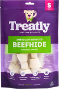 American Sourced Beefhide Bones 4-5" Dog Chew Treats - Natural Flavor, 10 Count/1 Pack