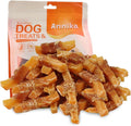 Annika Dog Treats – Grain-Free Chicken Wrapped Sweet Potato Chews, High Protein, Human-Grade Natural Jerky for Small, Medium & Large Dogs, 11.6 oz