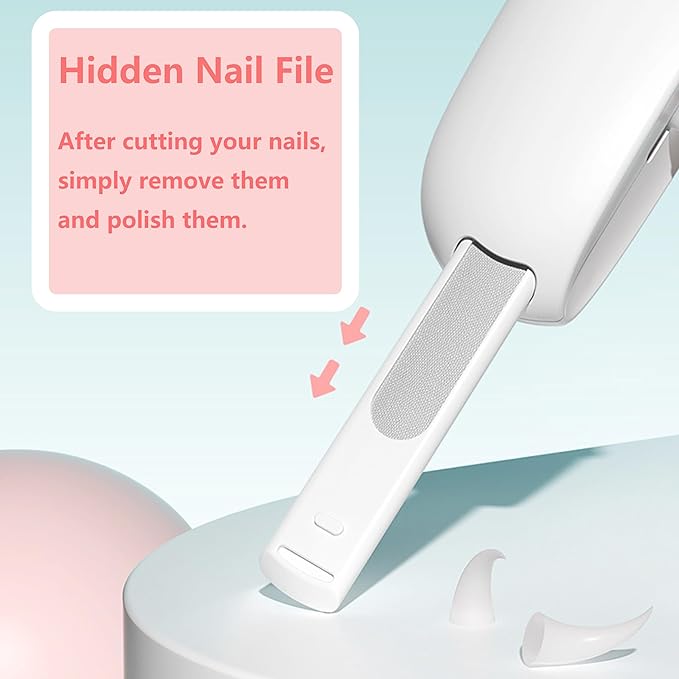Pets Nail Clippers and Trimmers for Indoor Cats & Small Animals, Safety Lock and Nail File, Nail Trimmer & Claw Scissors for Home Grooming - Professional Grooming Tool for Pets (Pink)