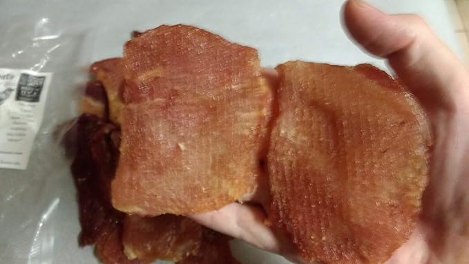 All Natural Pork Jerky Dog Treats - Real Pork. Made in USA. No Chemicals.