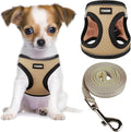 YIMEIS Dog Harness and Leash Set, No Pull Soft Mesh Pet Harness, Reflective Adjustable Puppy Vest for Small Medium Large Dogs, Cats (Flesh Pink, Medium (Pack of 1)