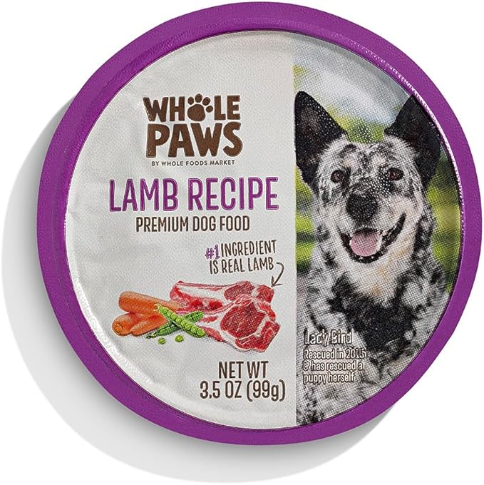 Whole Paws, Wet Dog Food, Lamb Recipe, 3.5 Ounce