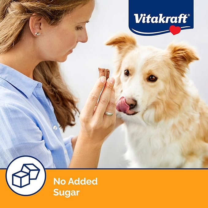 Vitakraft Meaty Morsels Mini Dog Treats – Over 70% Real Meat - Chicken & Sweet Potatoes – Extra-Soft, for All Dog Sizes & Ages – Training – Tender Treats – Resealable 1.69 oz Bag