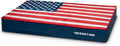 The Dog’s Bed Replacement Outer Cover, Oxford Fabric, Blue with Red Trim US Center Flag, Medium, 4-Inch