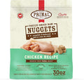 Primal Freeze Dried Dog Food Nuggets, Chicken; Complete Balanced Meal, Topper or Treat; Premium, Healthy, Grain Free, High Protein Raw Dog Food, 30 oz