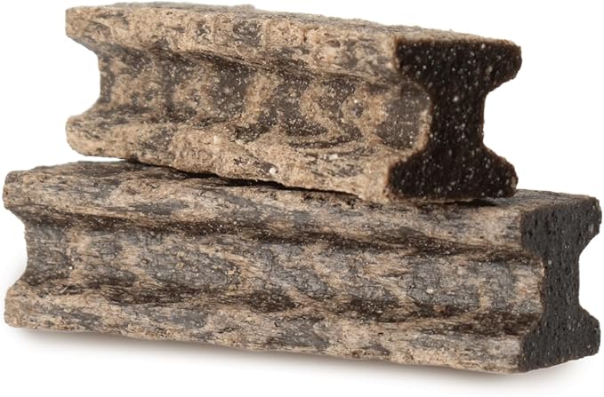 Ultra Chewy Steel Bones X-Large Size Beef Flavor - Super Long Lasting Dog Chews - Rawhide Free & Highly Digestible - Unique Shape Helps Clean Teeth - Ideal Dog Bones for Aggressive Chewers