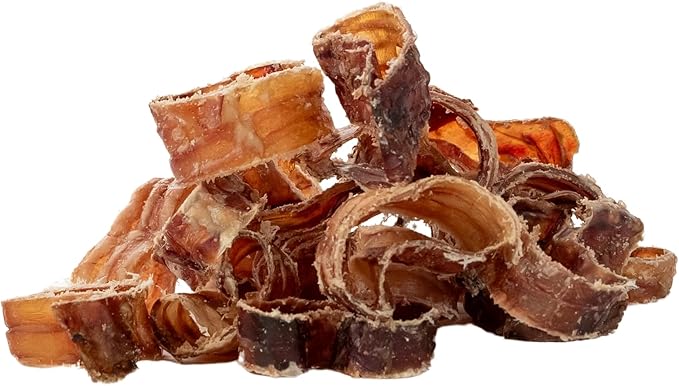 Lovie Treats Beef Trachea for Dogs | Air Dried Trachea Dog Chews | Single Ingredient | Rawhide Free Dental Chew | Grain Free | All Breeds